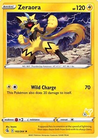 Zeraora (#5 Pikachu Stamped) 102/264