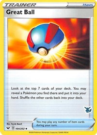 Great Ball (Eevee Stamped) 164/202 Battle Academy 2022 Pokémon card