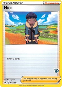 Hop (Eevee Stamped) 165/202 Battle Academy 2022 Pokémon card