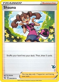 Shauna (Eevee Stamped) 240/264 Battle Academy 2022 Pokémon card