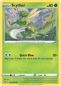 Scyther 005/189 · Reverse Holo