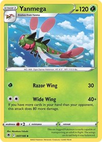 Yanmega 007/189 · Reverse Holo