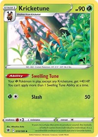 Kricketune 010/189 · Reverse Holo
