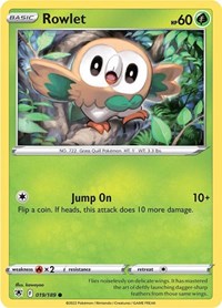 Rowlet 019/189 · Reverse Holo