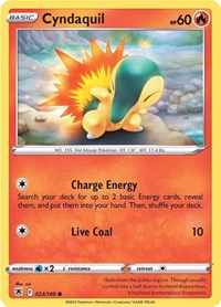 Cyndaquil 023/189 · Reverse Holo