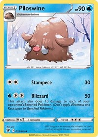 Piloswine 032/189 · Reverse Holo