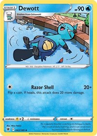 Dewott 042/189 · Reverse Holo