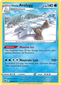 Hisuian Avalugg 048/189 · Reverse Holo