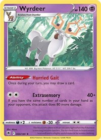 Wyrdeer 069/189 · Reverse Holo