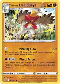 Hisuian Decidueye 082/189 · Reverse Holo