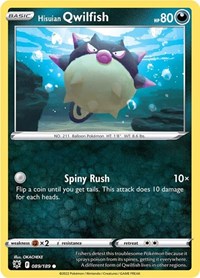 Hisuian Qwilfish 089/189 · Reverse Holo