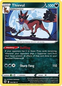 Thievul 104/189 · Reverse Holo
