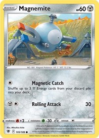 Magnemite 105/189 · Reverse Holo