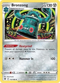 Bronzong 112/189 · Reverse Holo