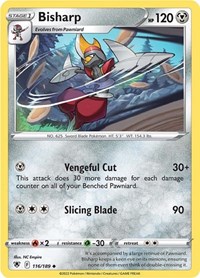 Bisharp 116/189 · Reverse Holo