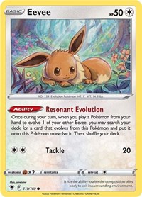 Eevee 119/189 · Reverse Holo