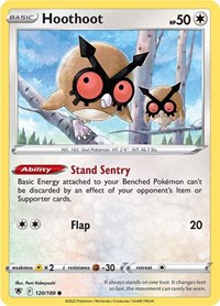 Hoothoot 120/189 · Reverse Holo