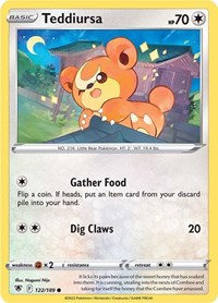 Teddiursa 122/189 · Reverse Holo