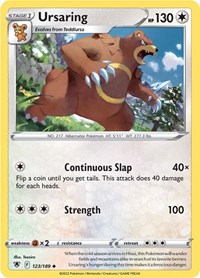 Ursaring 123/189 · Reverse Holo