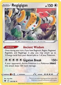 Regigigas 130/189 · Reverse Holo