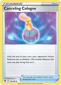 Canceling Cologne 136/189 Astral Radiance Reverse Holo Pokémon card