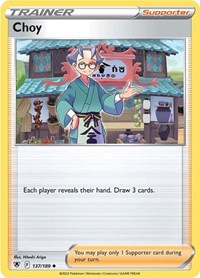 Choy 137/189 Astral Radiance Reverse Holo Pokémon card