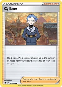 Cyllene 138/189 Astral Radiance Reverse Holo Pokémon card