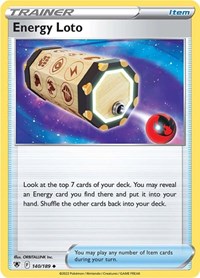 Energy Loto 140/189 Astral Radiance Reverse Holo Pokémon card