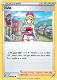 Irida 147/189 Astral Radiance Reverse Holo Pokémon card