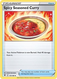 Spicy Seasoned Curry 151/189 Astral Radiance Reverse Holo Pokémon card