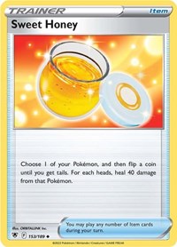Sweet Honey 153/189 Astral Radiance Reverse Holo Pokémon card