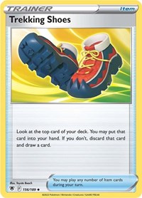 Trekking Shoes 156/189 Astral Radiance Reverse Holo Pokémon card