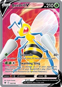 Beedrill V Full Art 160/189