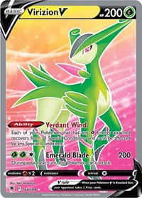 Virizion V Full Art 164/189