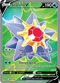 Starmie V Full Art 166/189