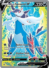 Hisuian Samurott V Full Art 176/189