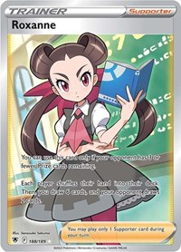 Roxanne Full Art 188/189 Astral Radiance Pokémon card
