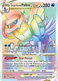Origin Forme Palkia VSTAR Secret 192/189