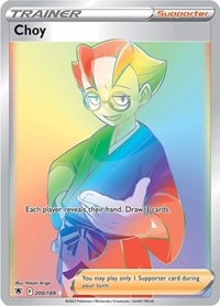 Choy Secret 200/189 Astral Radiance Pokémon card