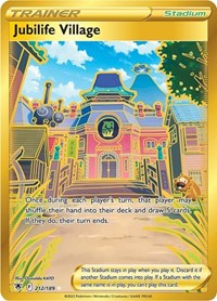 Jubilife Village Secret 212/189 Astral Radiance Pokémon card