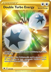 Double Turbo Energy Secret 216/189 Astral Radiance Pokémon card