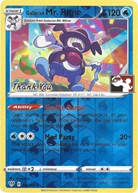 Galarian Mr. Rime (Pokemon League) [Thank You] 036/189 · Reverse Holo