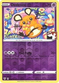 Dedenne (Pokemon League) [Thank You] 078/189 · Reverse Holo
