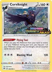 Corviknight (Darkness Ablaze Stamped) 156/189