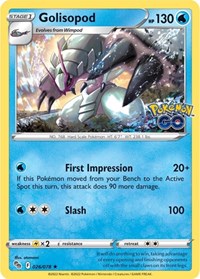 Golisopod 026/078 · Reverse Holo
