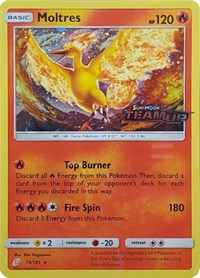Moltres (Team Up Stamped) 019/181