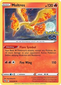 Moltres 012/078 · Reverse Holo