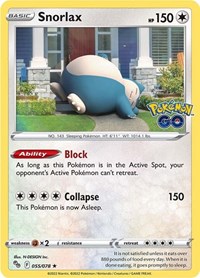 Snorlax 055/078 · Reverse Holo
