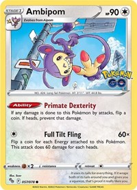 Ambipom 057/078 · Reverse Holo