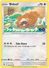 Bidoof 059/078 · Reverse Holo